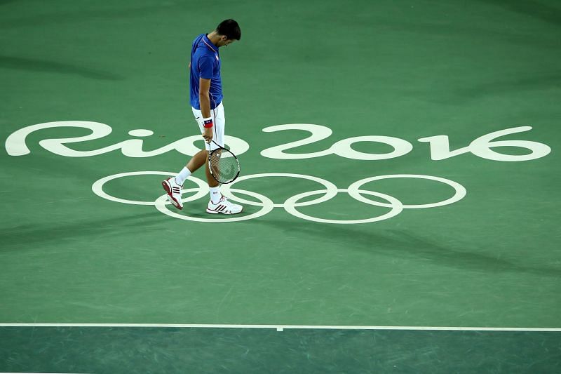 Novak Djokovic was knocked out in the opening round at Rio 2016