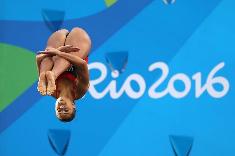 Kassidy Cook of the United States will be able to book consecutive Olympic spots at the 2021 US Olympic Diving Trials (Photo by Rob Carr/Getty Images)