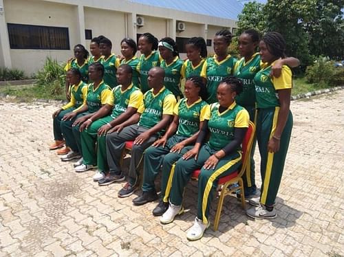 Nigeria Women's Cricket Team (Image Courtesy: Nigeria Cricket Federation Twitter)