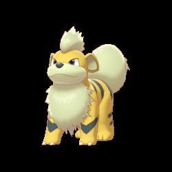 fényes Growlithe