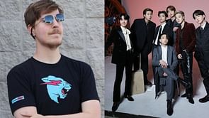 Fans react as MrBeast teases a Burger Collab with BTS
