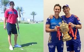 Watch: Mumbai Indians share a video of Trent Boult struggling while playing Golf