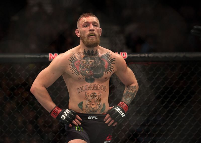 Conor McGregor after his loss at UFC 196