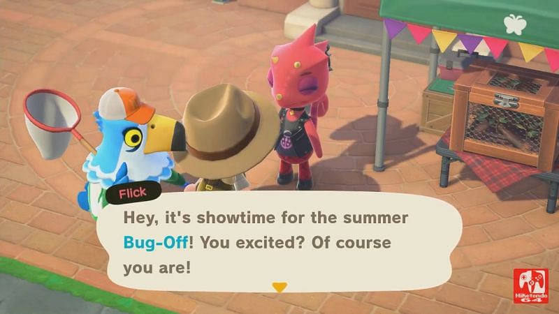 Bug Off is one of the returning events in Animal Crossing: New Horizons (Image via Miketendo64)