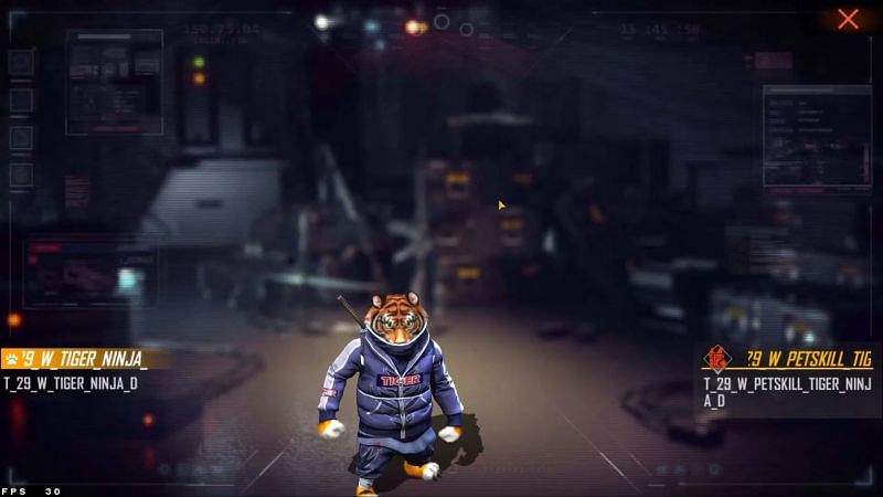 Sensei Tig pet in Free Fire Advance Server (Image via Moniez Gaming)