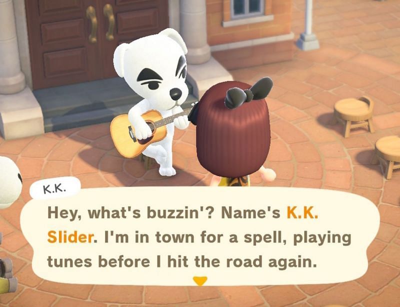 K. K. Slider in Animal Crossing: New Horizons (Image via GameSpot)