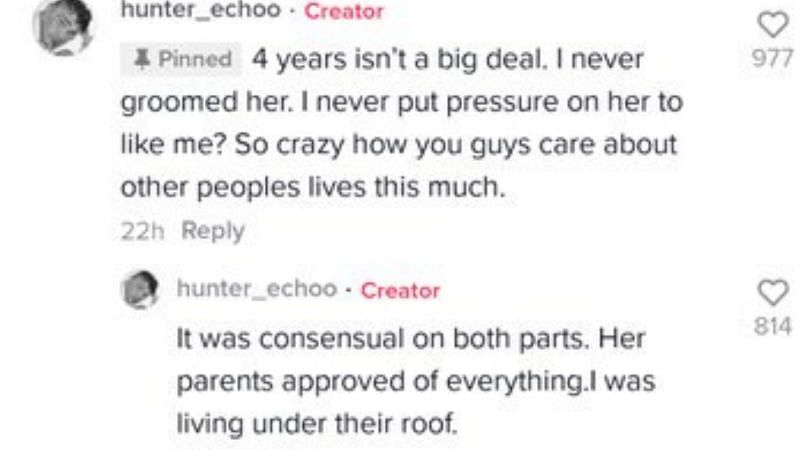 Hunter Echo&#039;s response to his own video