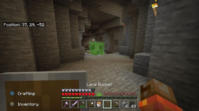 Slime encontrado en una cueva (Imagen a través de Reddit)