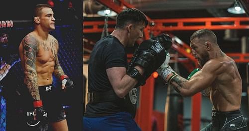 Dustin Poirier (left) and Conor McGregor (right) [Image credits: @dustinpoirier and @thenotoriousmma on Instagram]