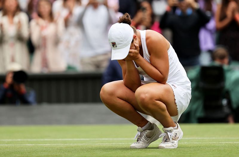 Barty recently won the Wimbledon Championships