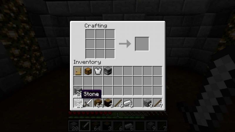 Inventory menu (Image via Minecraft Fandom)