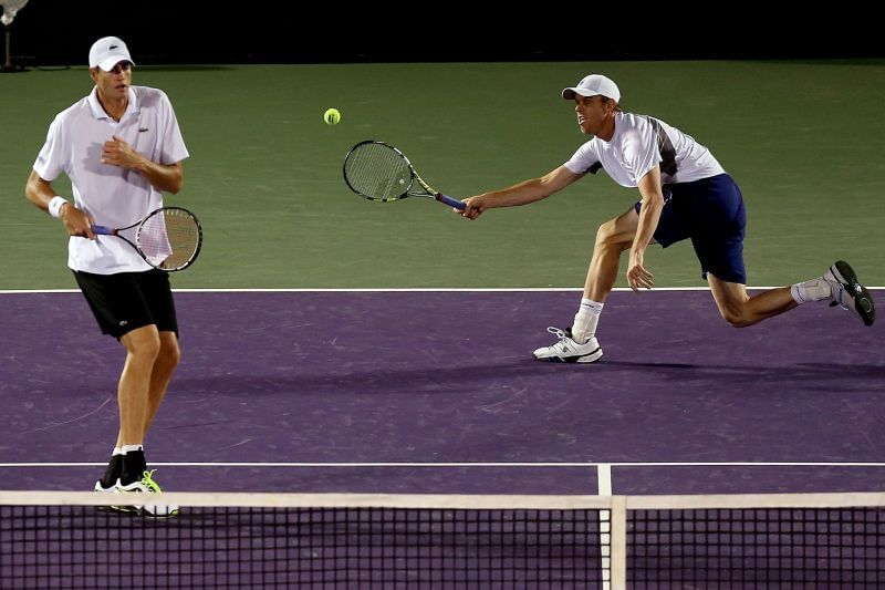 John Isner (L) and Sam Querrey