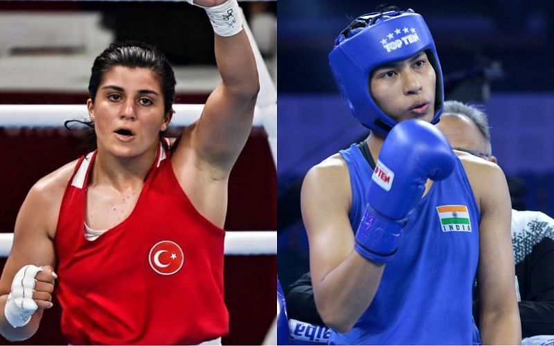 The two boxers will meet in the semi-finals of the women&#039;s welterweight category [Image Credits: Busenaz Surmeneli/Instagram, BFI]