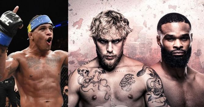 "I'm not that confident" - Gilbert Burns explains why he is not favoring Tyron Woodley in Jake Paul boxing match