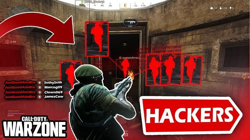 Hackers in Call of Duty: Warzone (Image via CoD Vods)