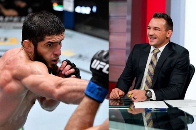 Watch: Michael Chandler is all class even after being called out live on air by Islam Makhachev at UFC Vegas 31