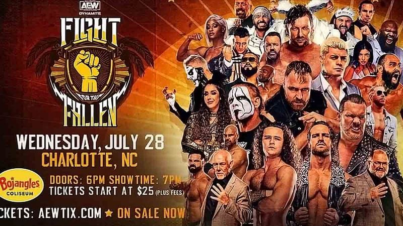 Upcoming AEW show Fight for the Fallen