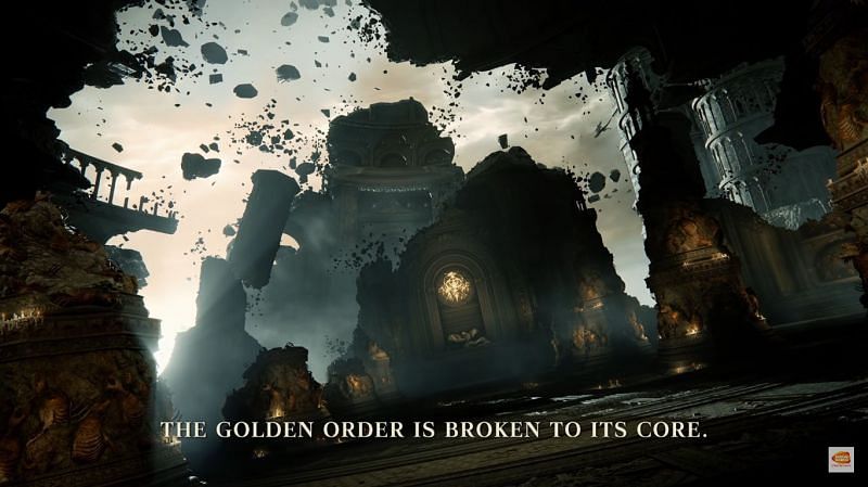 The Golden Order is symbolized by the rings as shown in this scene (Image via Bandai Namco)