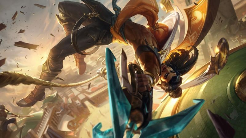 Akshan splash-art (Image via Riot Games - League of Legends)