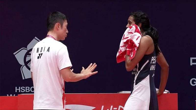 PV Sindhu with coach Park Tae-Sang