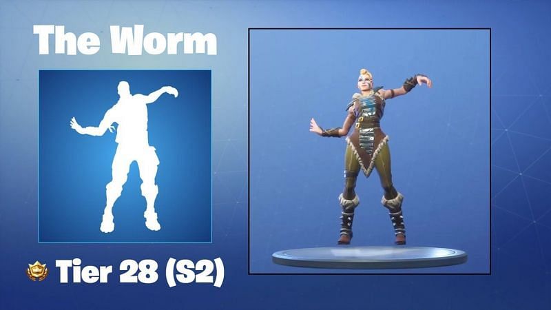 The Worm emote in Fortnite (Image via Gnejs Gaming)