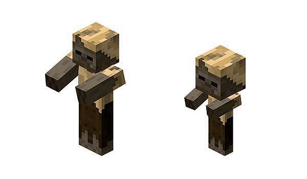 Husks are just regular zombie mobs but of the desert variation (Image via minecrafteo)