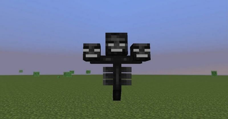 The Wither boss is among the strongest mobs (Image via Minecraft)