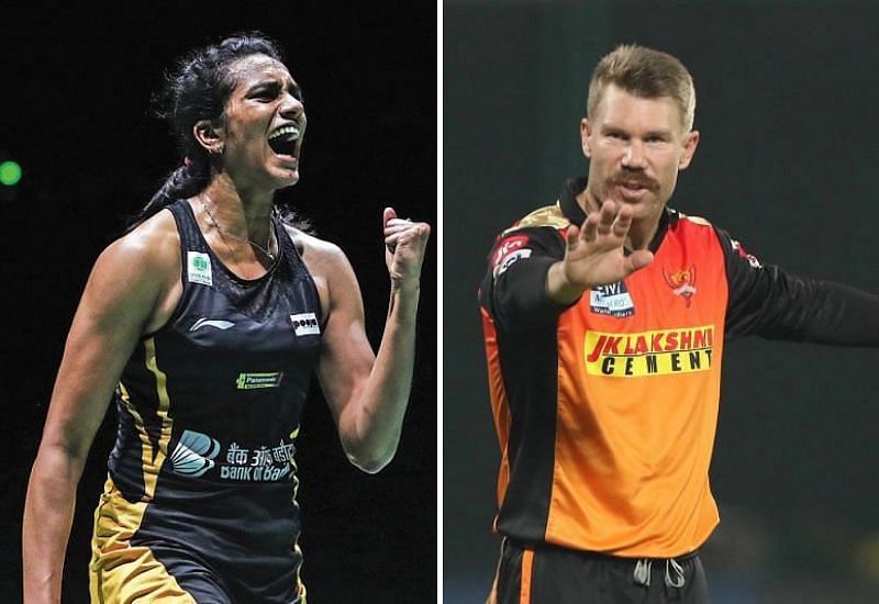 David Warner encouraged SRH fans to cheer for PV Sindhu ahead of her Olympics semis clash