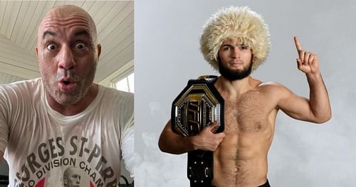 Joe Rogan (left) and Khabib Nurmagomedov (right) via respective official Instagram accounts