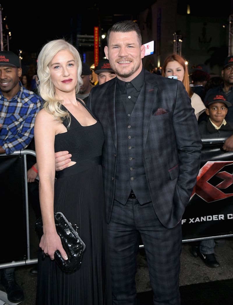 Michael Bisping with his wife Rebecca Bisping