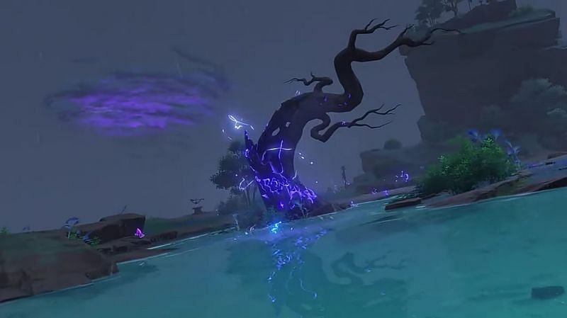 The Electro tree can be found in Genshin Impact 2.0 (Image via miHoYo)
