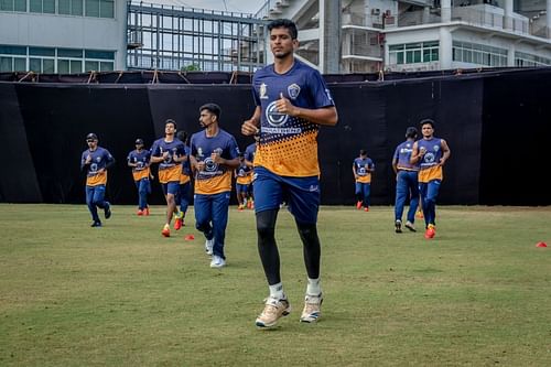 Nellai Royal Kings player during a training session (Image Courtesy: TNPL Twitter)