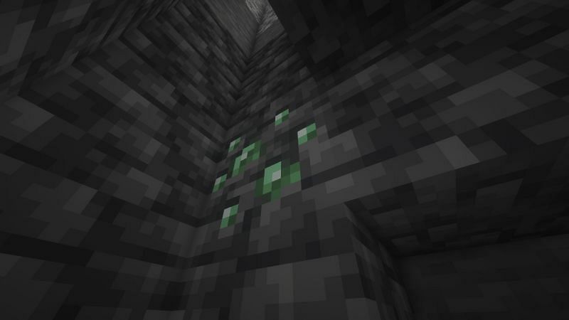 Deepslate emerald ore (Image via Minecraft)