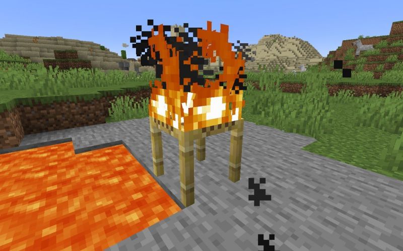 Top 5 most flammable blocks in Minecraft