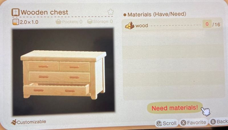 Photo of Drawers in Animal Crossing: New Horizons