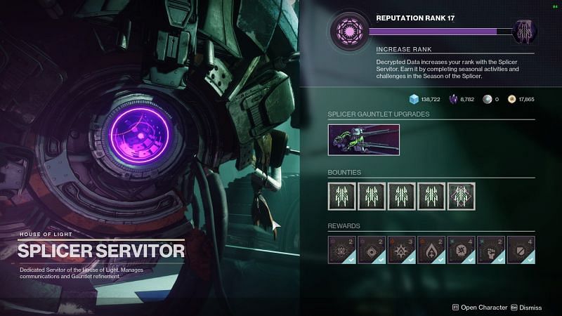 The Destiny 2 Season of the Splicer vendor, Splicer Servitor (Image via Destiny 2)