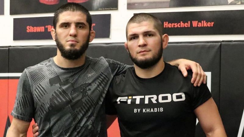 Islam Makhachev and Khabib Nurmagomedov [Photo credit: @khabib_nurmagomedov on Instagram]