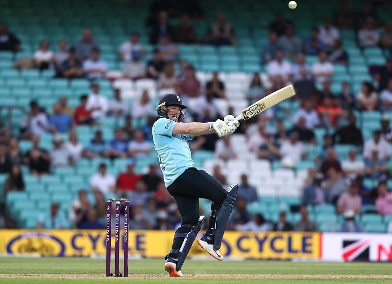 Eoin Morgan&#039;s half-century against Sri Lanka helped England cement their number one position in the ICC Cricket World Cup Super League