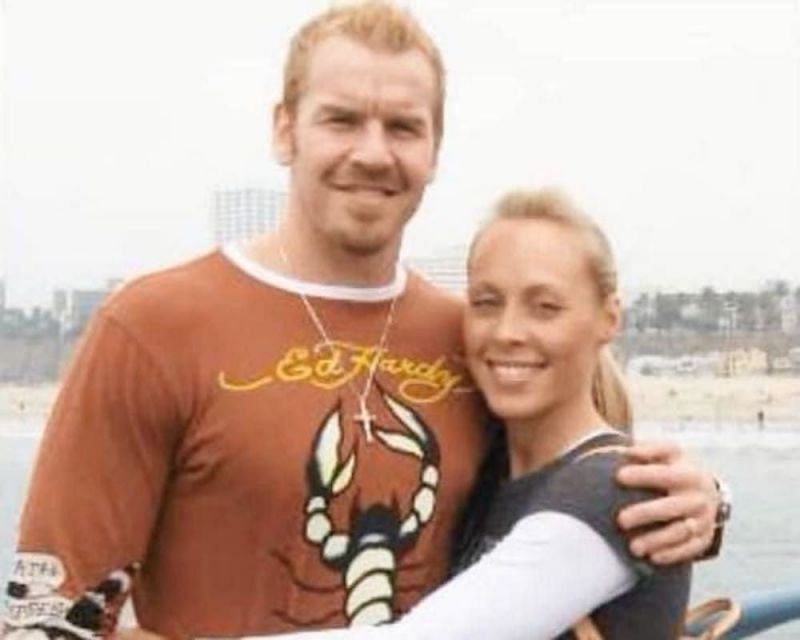 Christian Cage and his wife, Denise Hartmann