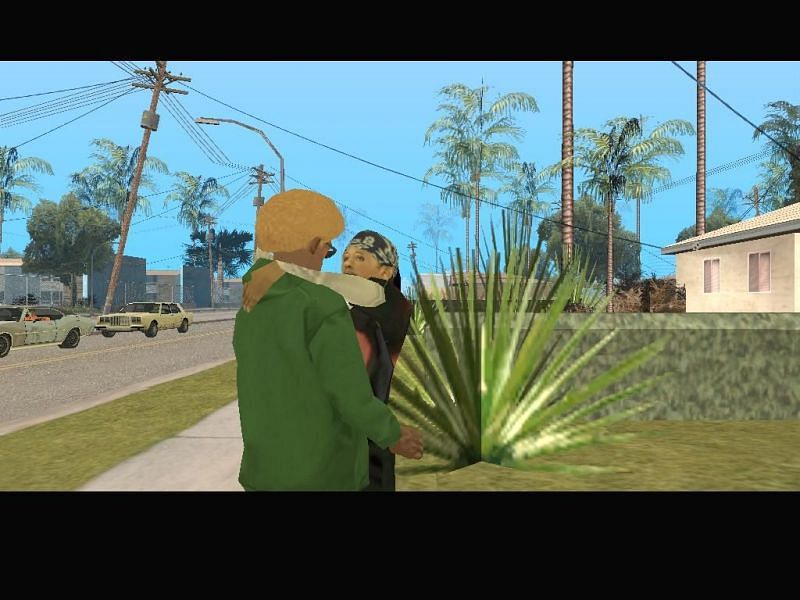 CJ can date numerous girlfriends in GTA San Andreas (Image via DeviantArt)