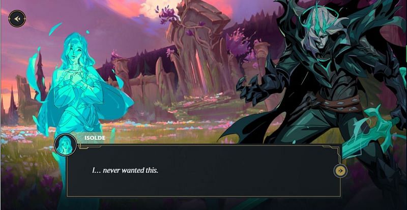 Isolde mentions that she never wanted to come back to life (Image via League of Legends)