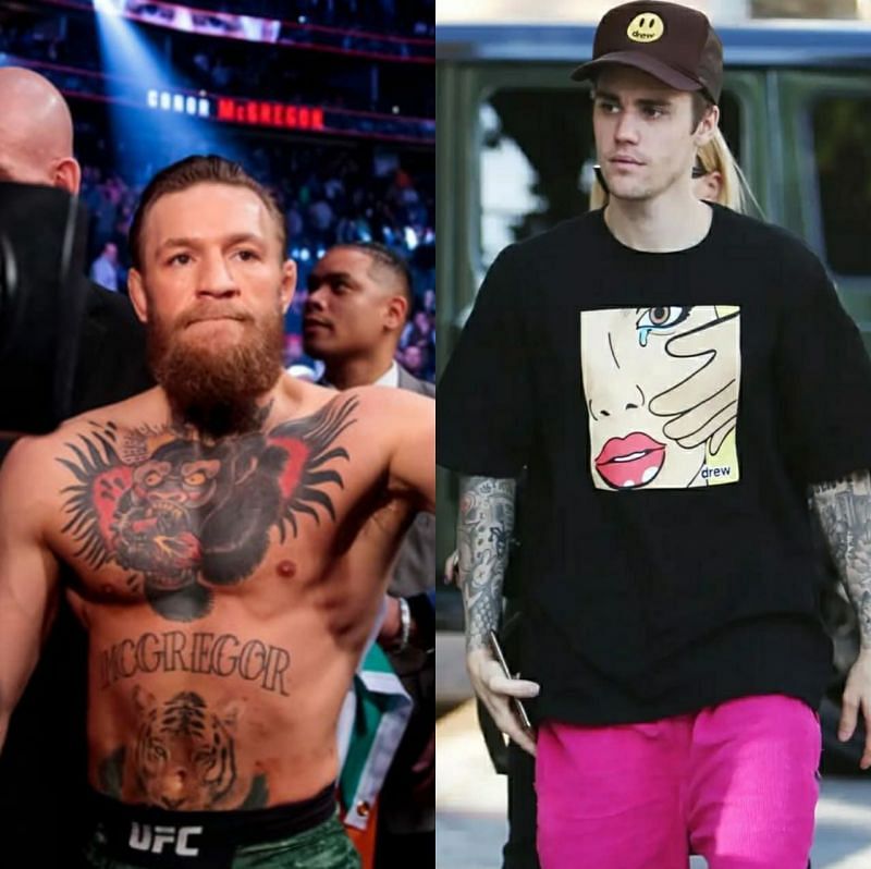 Conor McGregor has thanked Justin Bieber ahead of UFC 264