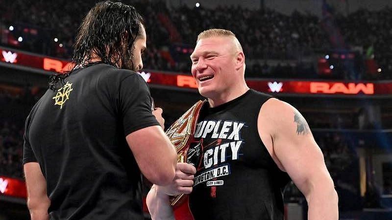 ब्रॉक लैसनर और सैथ रॉलिंस की राइवलरी WWE में बहुत ही शानदार रही थी