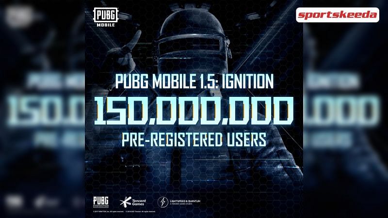 The 1.5 PUBG Mobile update has crossed 150 million pre-registrations