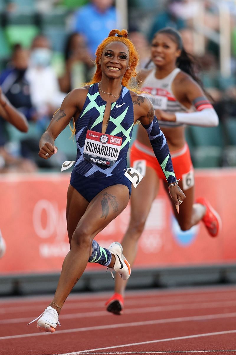 Sha&#039;Carri Richardson at the 2020 U.S. Olympic Track &amp; Field Team Trials - Day 2