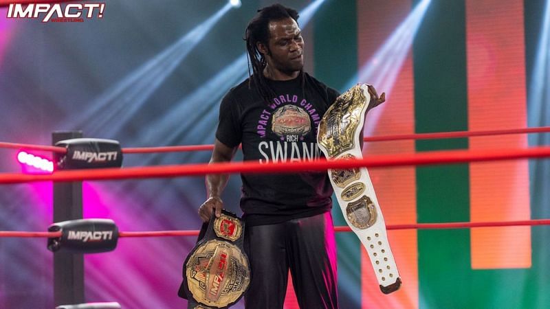 Rich Swann won the IMPACT World Championship for the first time at Bound For Glory 2020