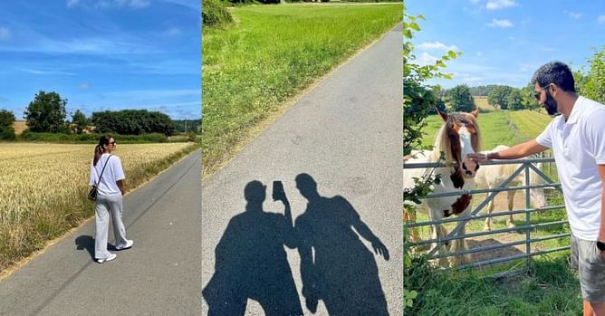 Watch: Jasprit Bumrah takes a day off and spends it in the countryside with his wife
