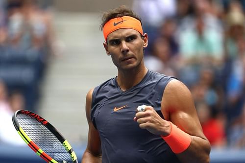 Rafael Nadal at the 2018 US Open in New York City