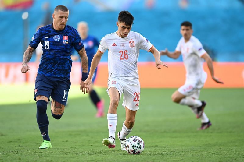 Pedri was named the best young player at Euro 2020