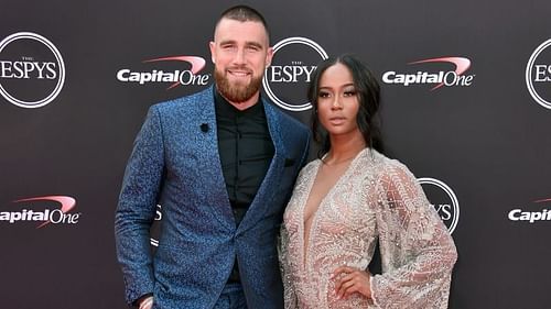 Travis Kelce and his girlfriend Kayla Nicole